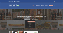 Desktop Screenshot of hartzellsauction.com